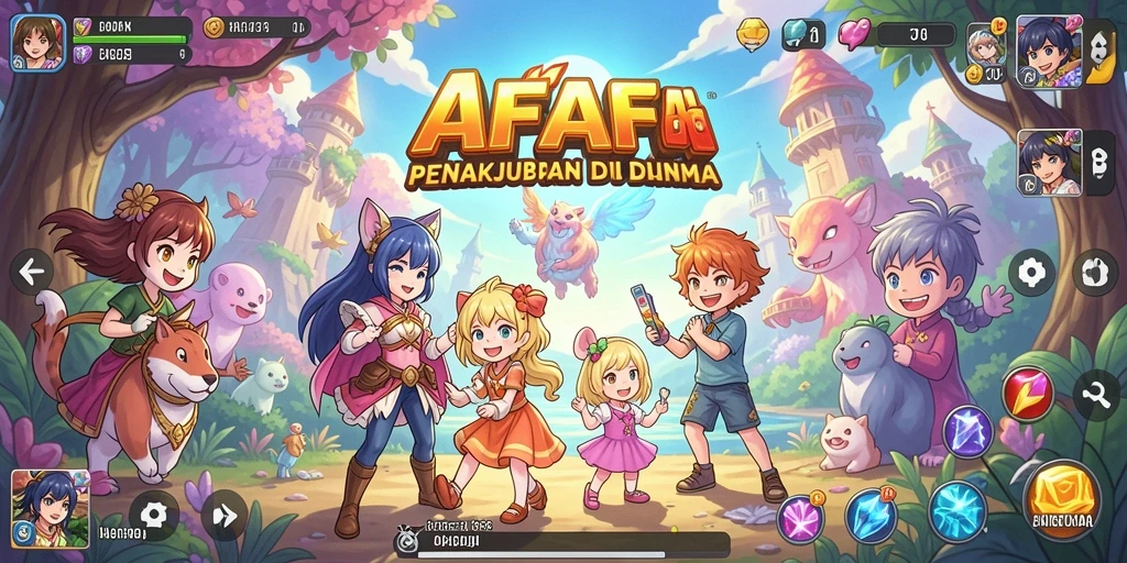 Tampilan seru dari gameplay AFAF yang memukau dan penuh aksi.