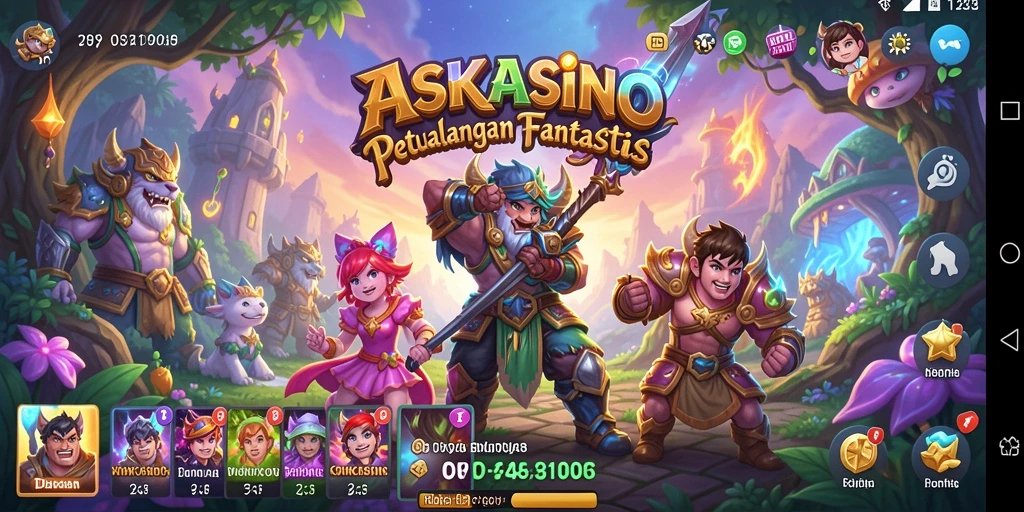 Tampilan seru dari gameplay di dunia <strong>ASKASINO</strong>.