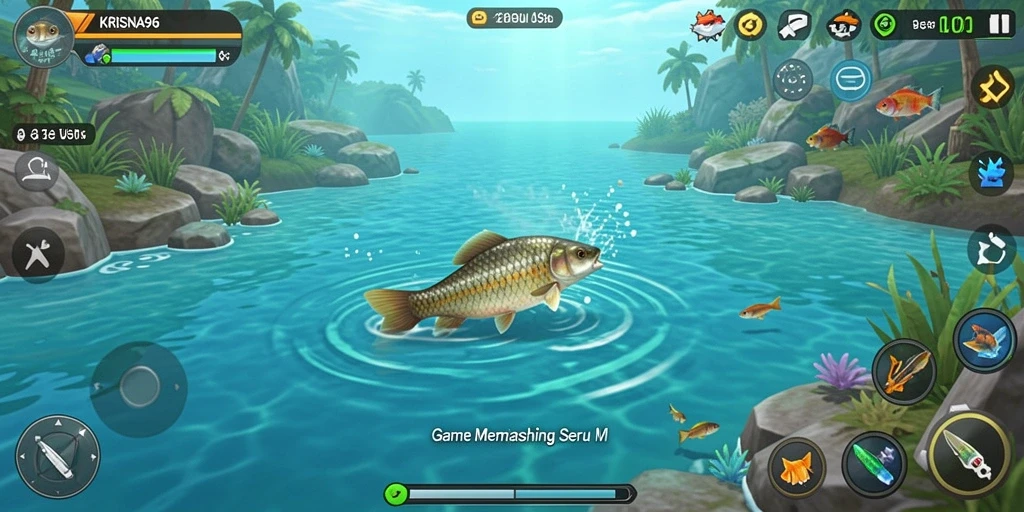 Gameplay memancing yang mengasyikkan dengan grafis menawan.