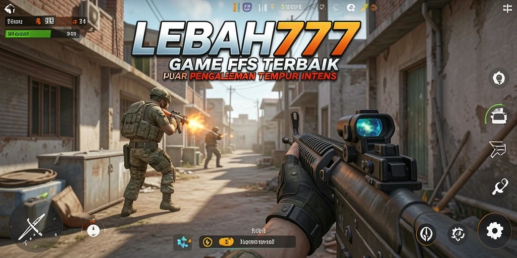 Gameplay menegangkan saat bertempur dalam LEBAH777.