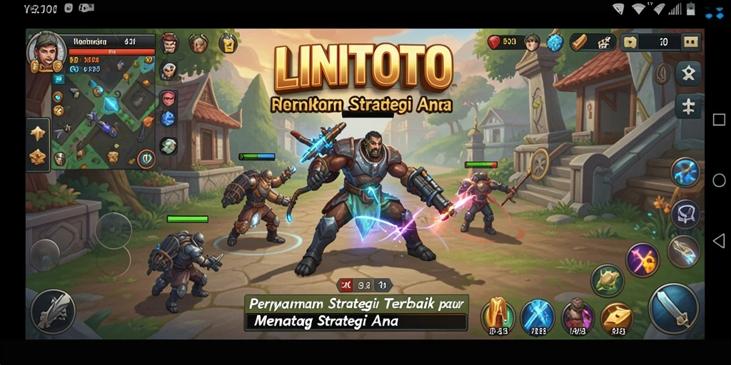 Screenshot gameplay LINITOTO menampilkan aksi strategis yang mendebarkan.