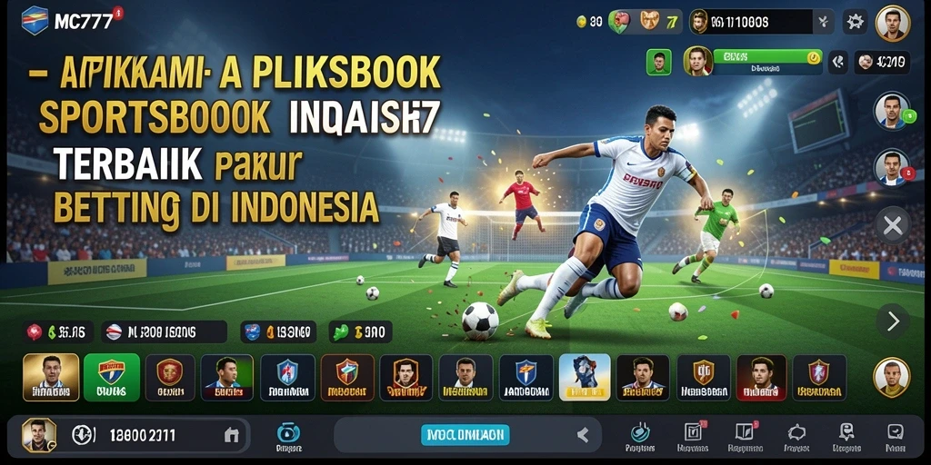 Tampilan permainan Sportsbook yang menarik dan interaktif di MC777.