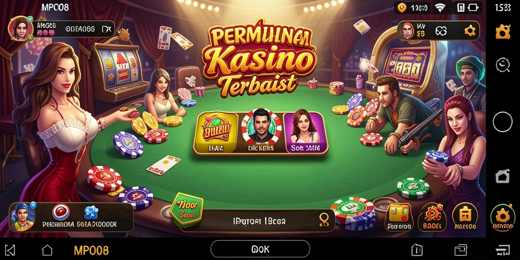Tampilan menarik dari gameplay Kasino di MPO08 yang seru.