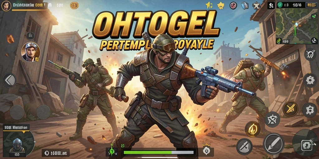 Gameplay OHTOGEL yang menegangkan dalam pertempuran Battle Royale.