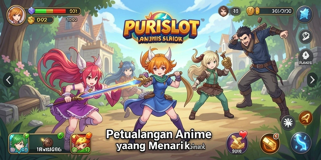 Gameplay PURISLOT yang penuh warna dan mengasyikkan.