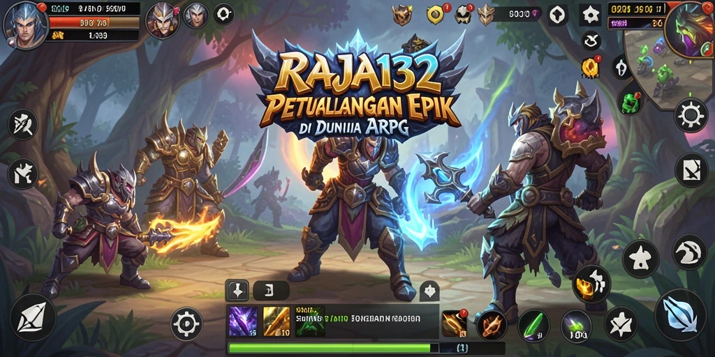 Tangkapan layar RAJA132 menampilkan aksi seru dalam pertempuran ARPG.