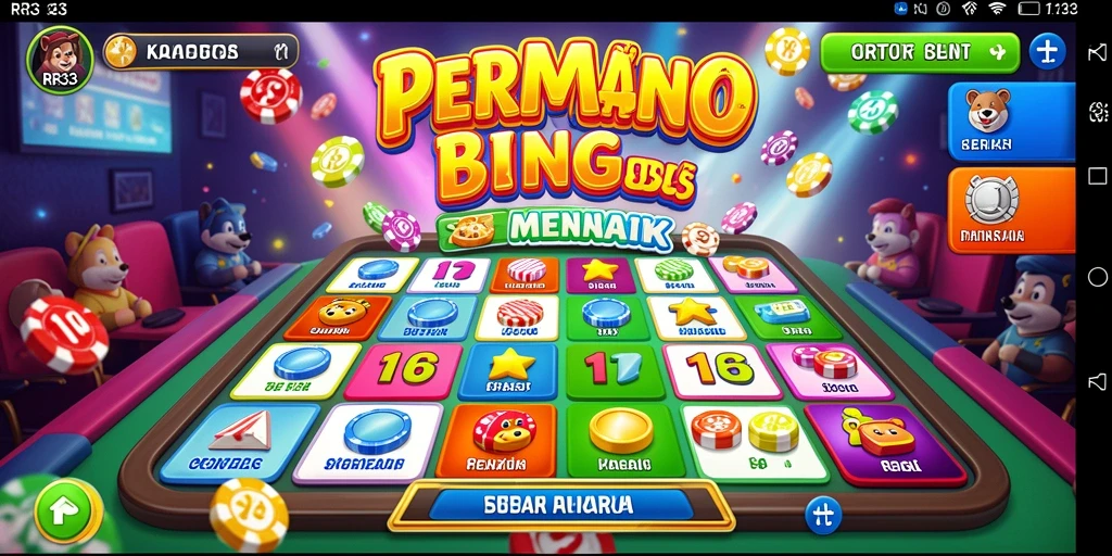 Tampilan gameplay RR33 yang seru dan interaktif dalam permainan Bingo.