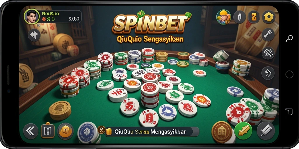 Tampilan gameplay SPINBET yang mendebarkan dan interaktif.